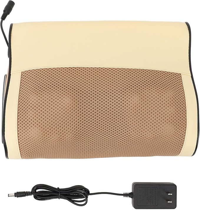 Electric Heated Neck Massage Pillow Shiatsu Pain Relief Neck Massager Ergonomic Multifunctional Back Neck Massager