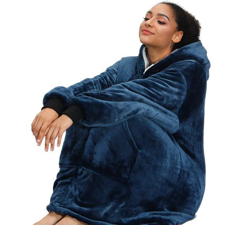Oversized Hoodie Blanket Sweatshirt