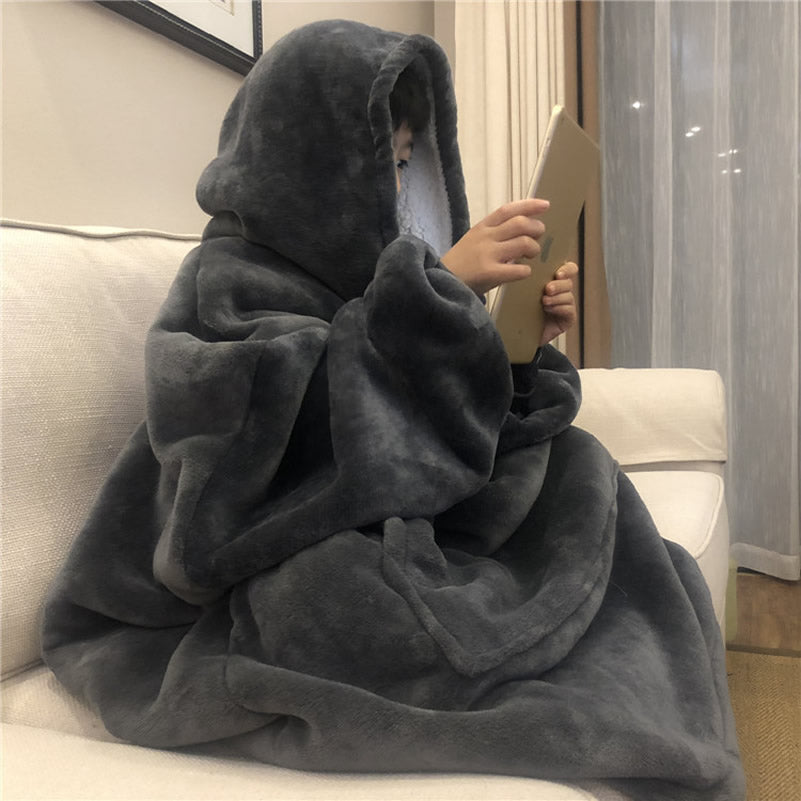 Oversized Hoodie Blanket Sweatshirt
