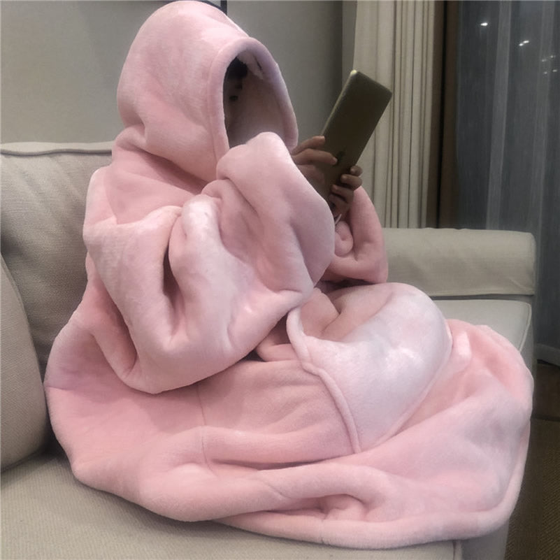 Oversized Hoodie Blanket Sweatshirt