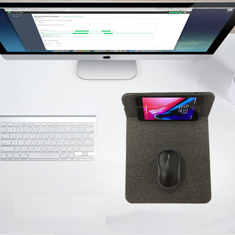 Wireless charger mouse pad