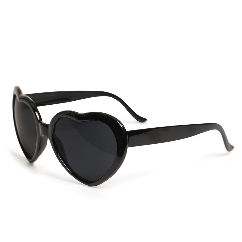 2 Pairs Heart Effect Glasses - See Hearts for Outdoor Music Party/Bar/Fireworks Displays/Holiday Lights/Club/Concert Lights