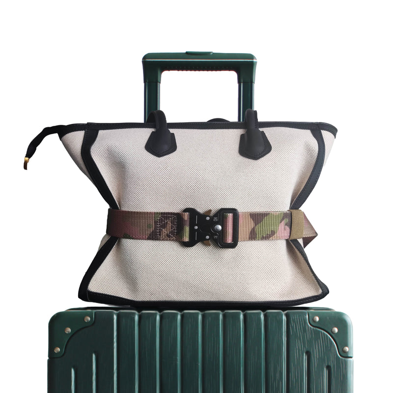 Travel Belt for Luggage Stylish Adjustable Add a Bag Luggage Strap for Carry On Bag Airport Travel Accessories for Women Men